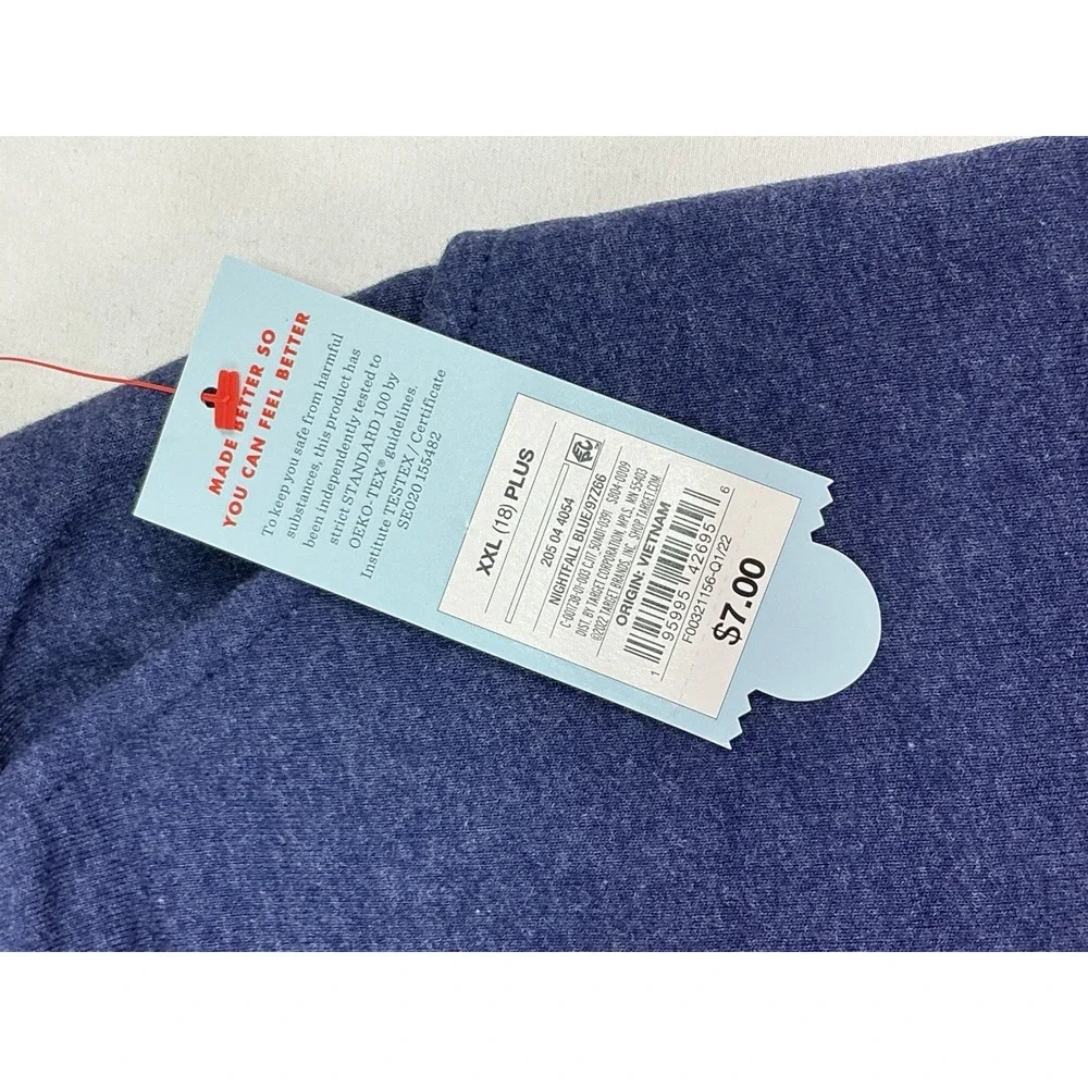 Cat & Jack Boys Nightfall Blue Jersey Knit Elastic Waist Pull On Shorts XXL Plus